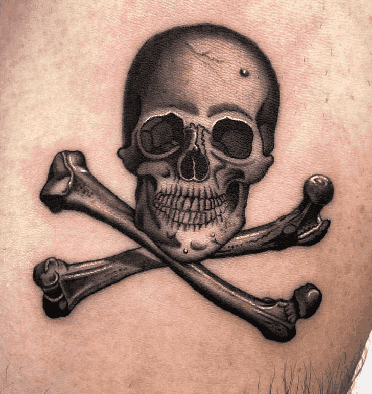 Skull And Crossbones Tattoo Photo