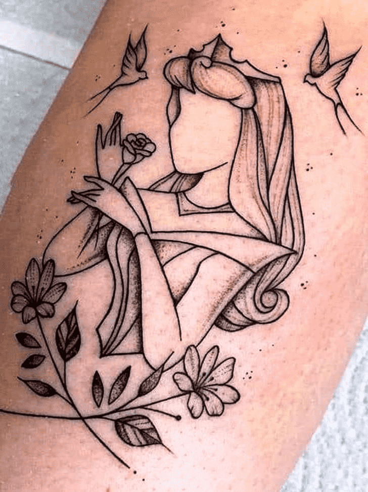 Sleeping Beauty Tattoo Design Image