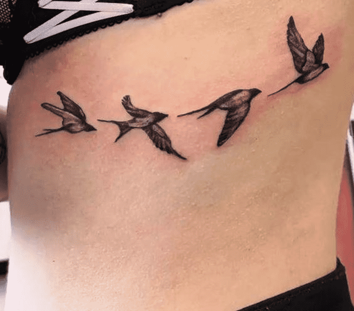 Small Bird Tattoo Ink