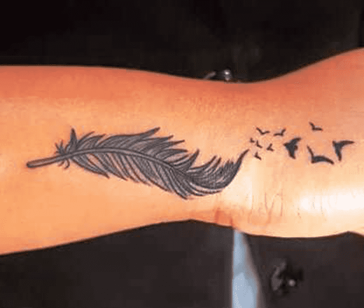 Small Bird Tattoo Shot