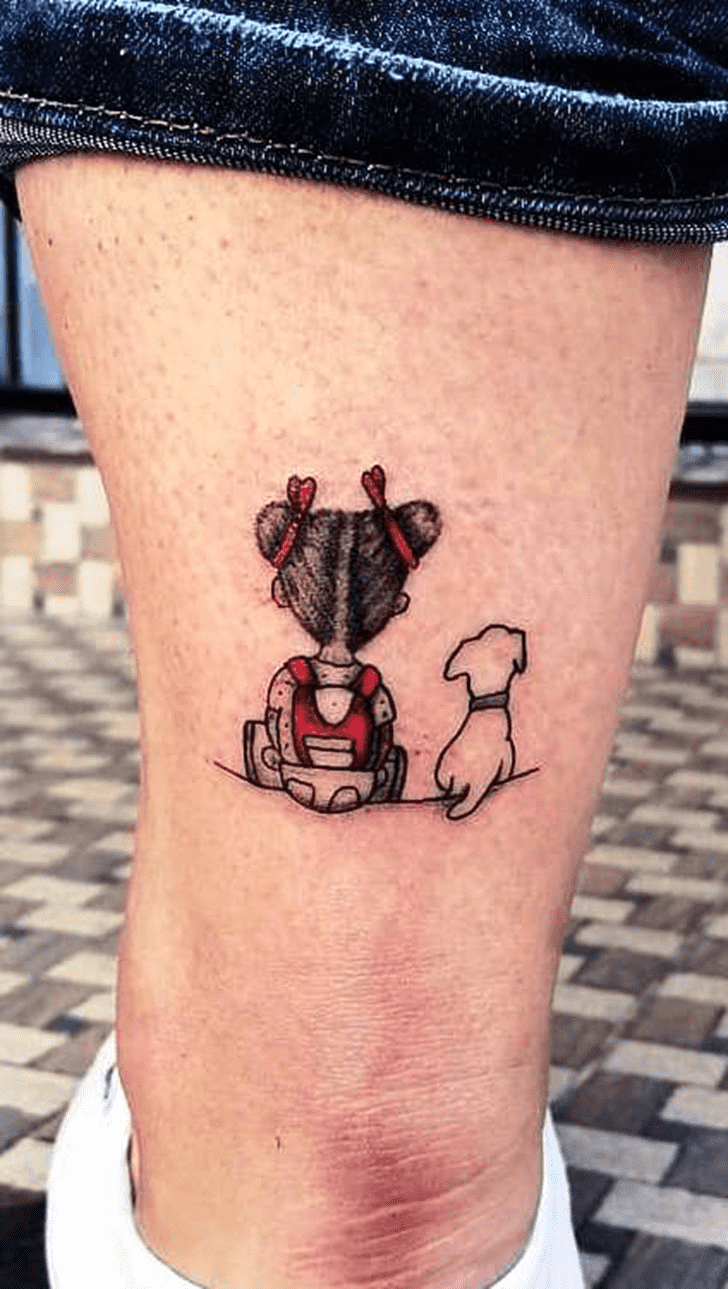 Small Dog Tattoo Photograph