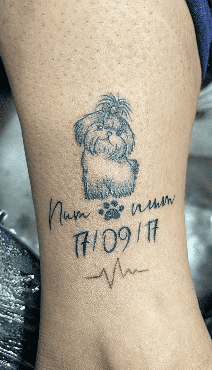 Small Dog Tattoo Photograph