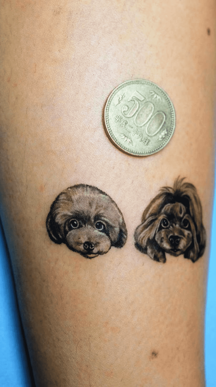Small Dog Tattoo Picture
