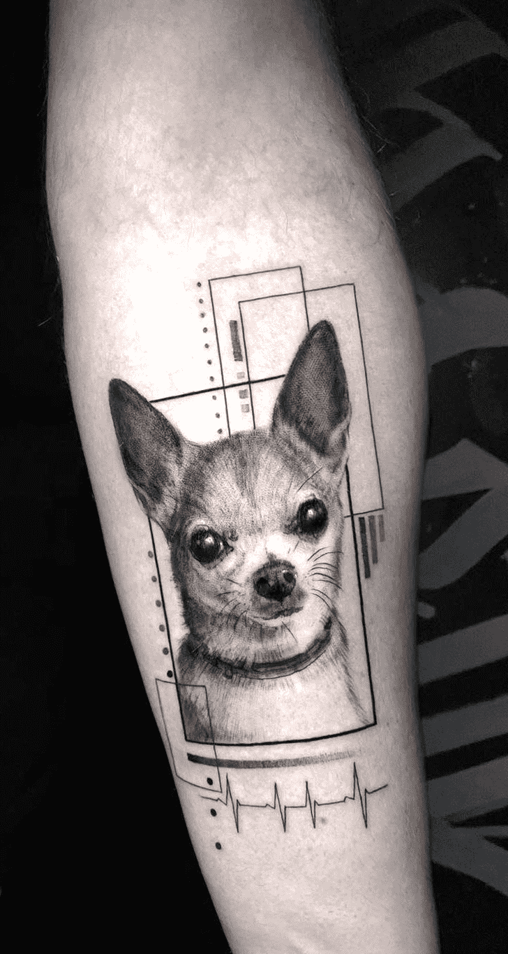 Small Dog Tattoo Photos