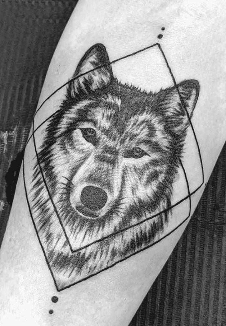 Small Wolf Tattoo Snapshot