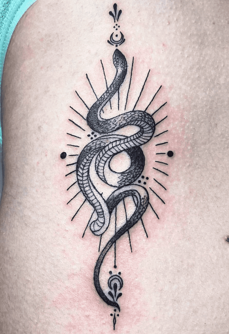 Snake Tattoo Figure