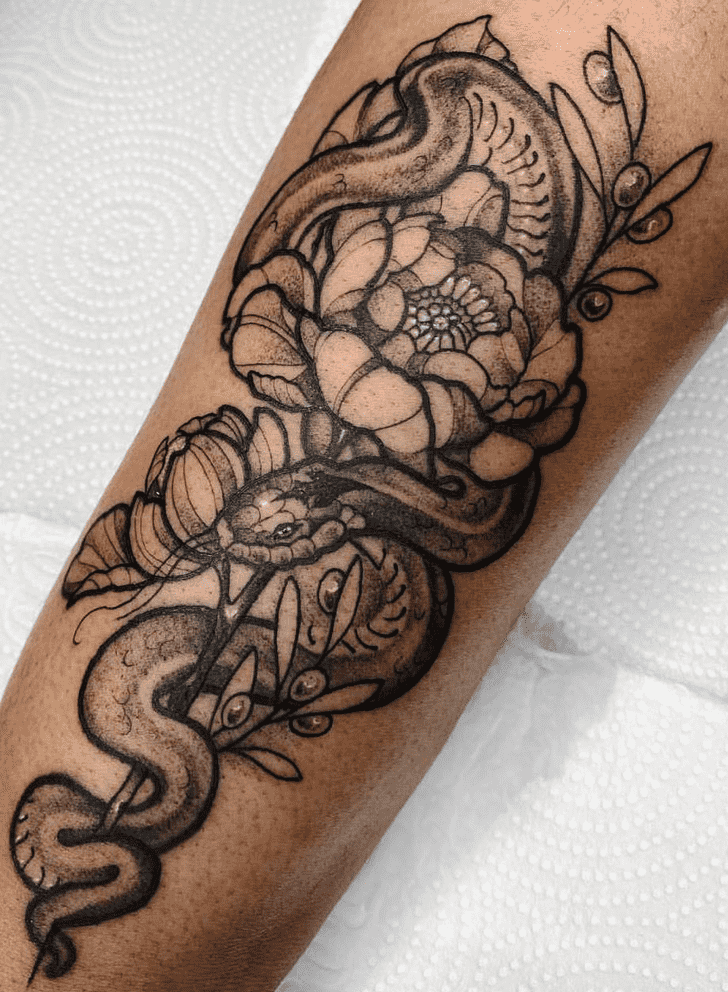 Snake Tattoo Photograph