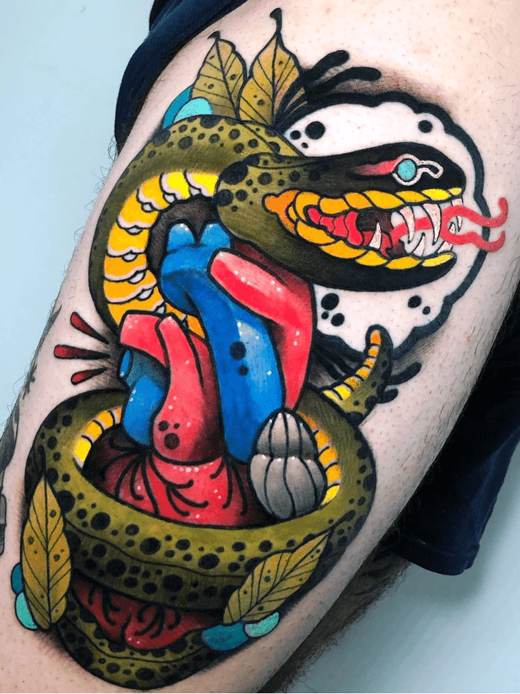 Snake Tattoo Shot