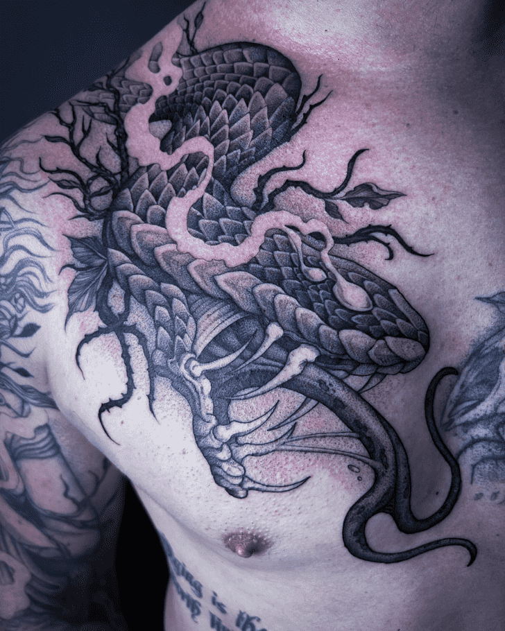 Snake Tattoo Figure