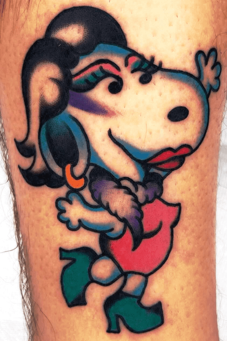 Snoopy Tattoo Design Image