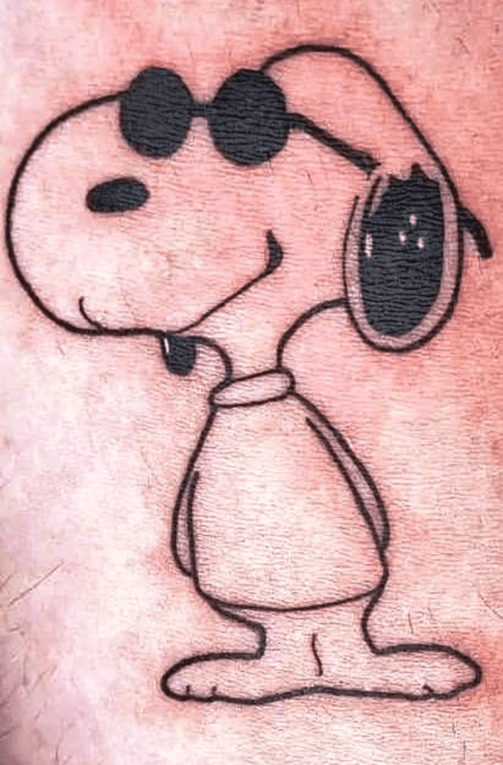 Snoopy Tattoo Figure