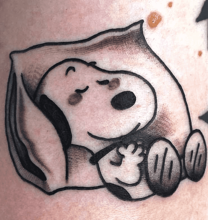 Snoopy Tattoo Portrait