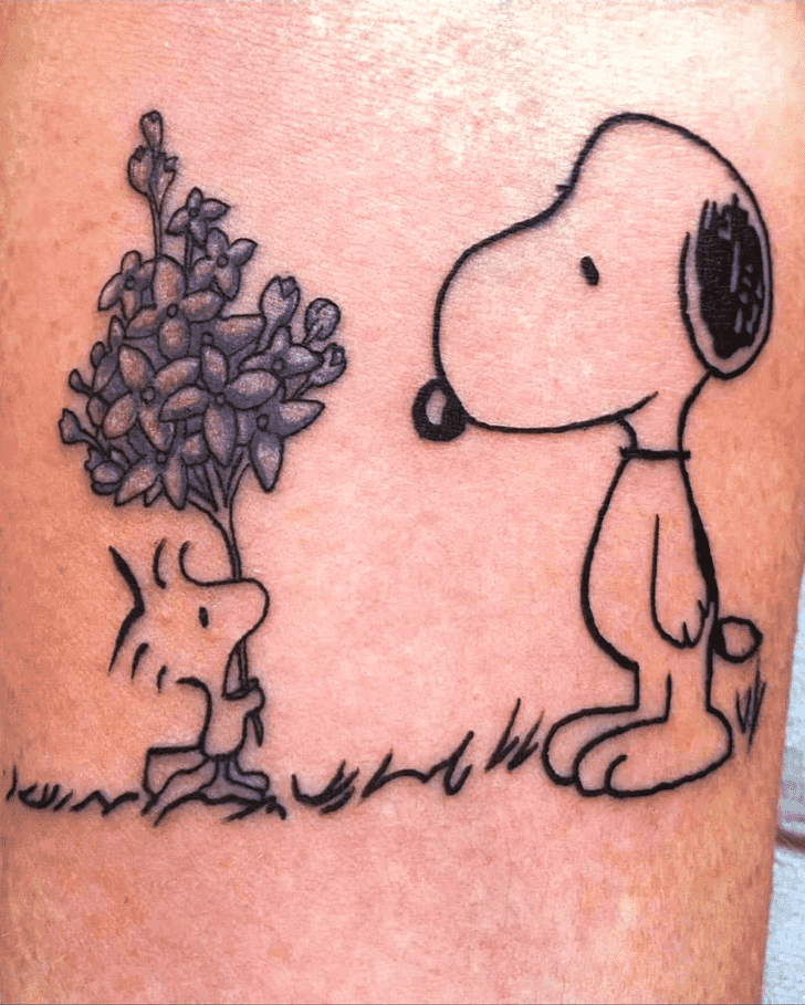Snoopy Tattoo Shot