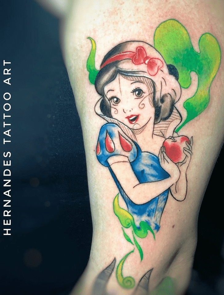 Snow White Tattoo Portrait