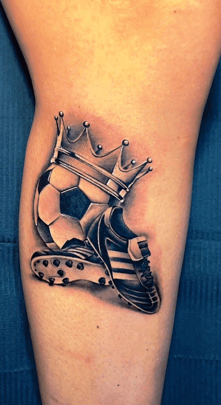 Soccer Tattoo Shot