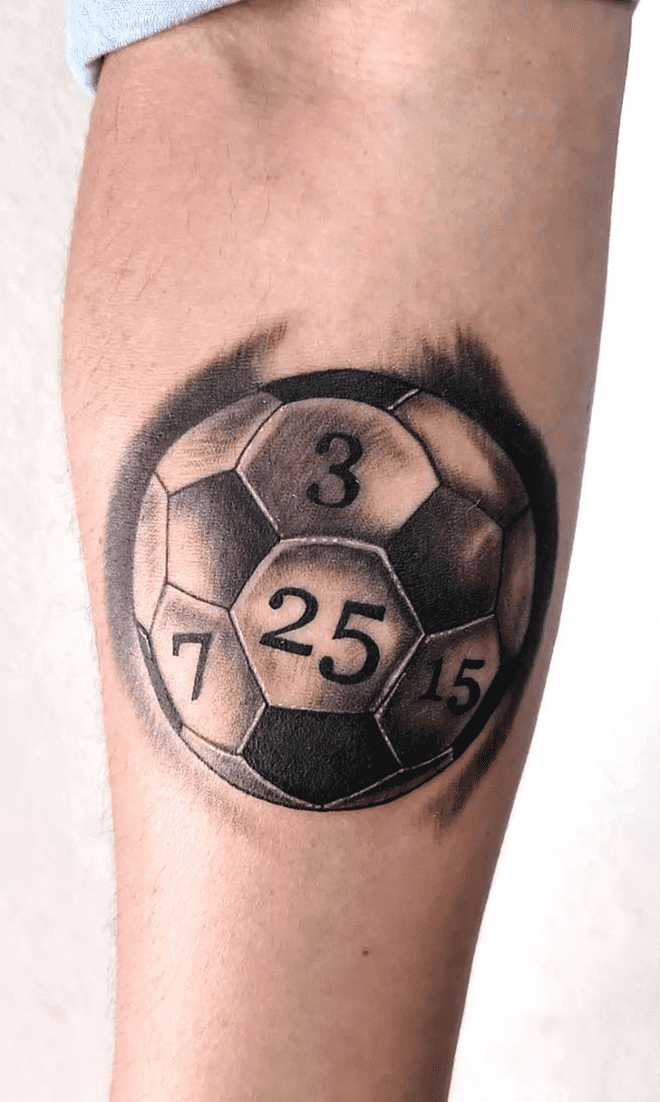 Soccer Tattoo Figure