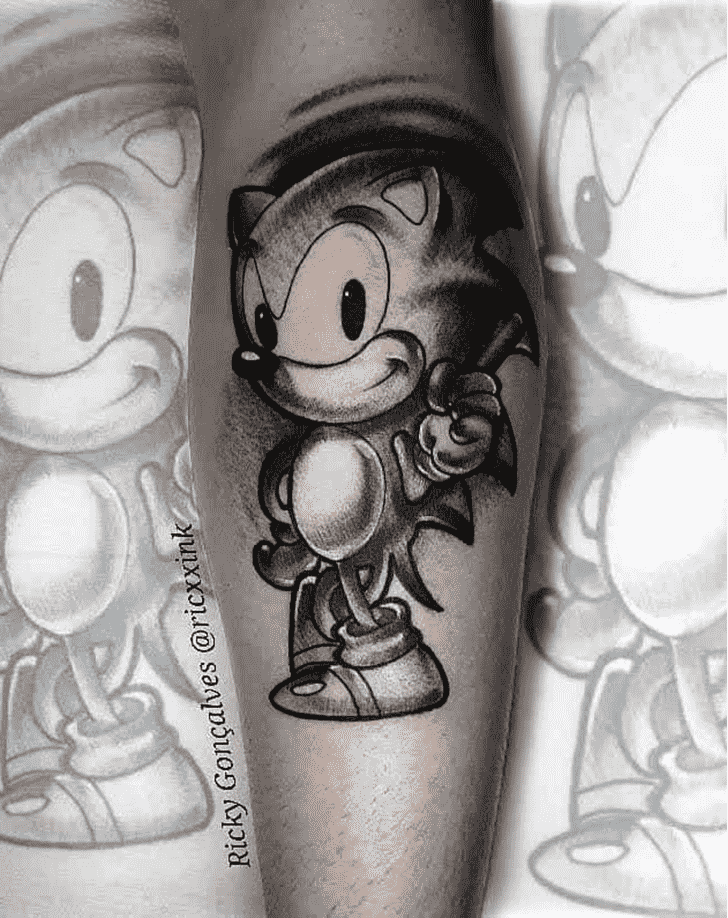 Sonic Tattoo Picture