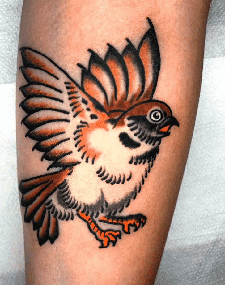 Sparrow Tattoo Photos