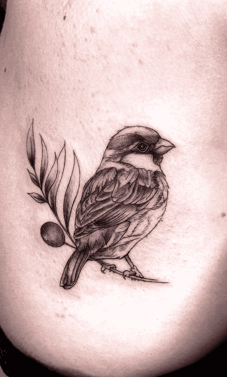 Sparrow Tattoo Photograph