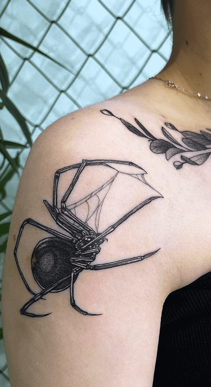 Spider Tattoo Photograph