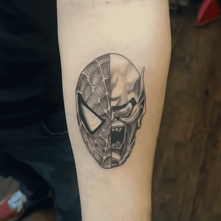 Spiderman Tattoo Figure
