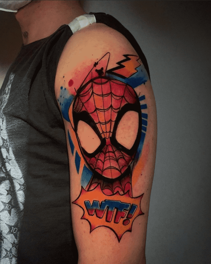 Spiderman Tattoo Ink