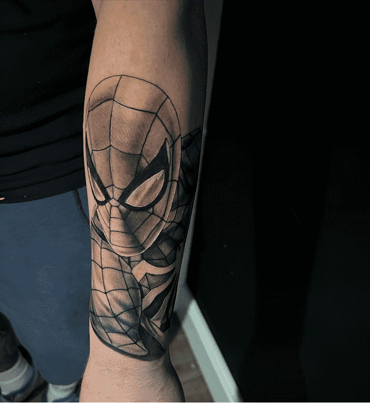 Spiderman Tattoo Shot