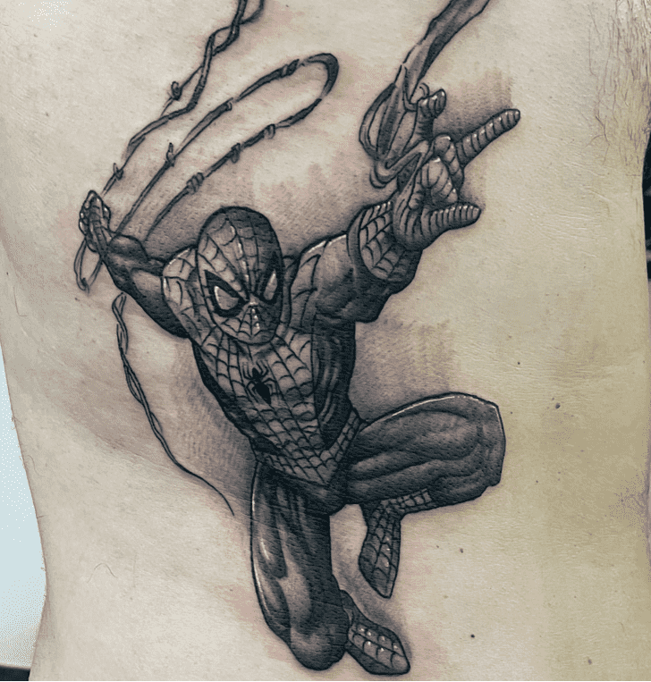 Spiderman Tattoo Portrait