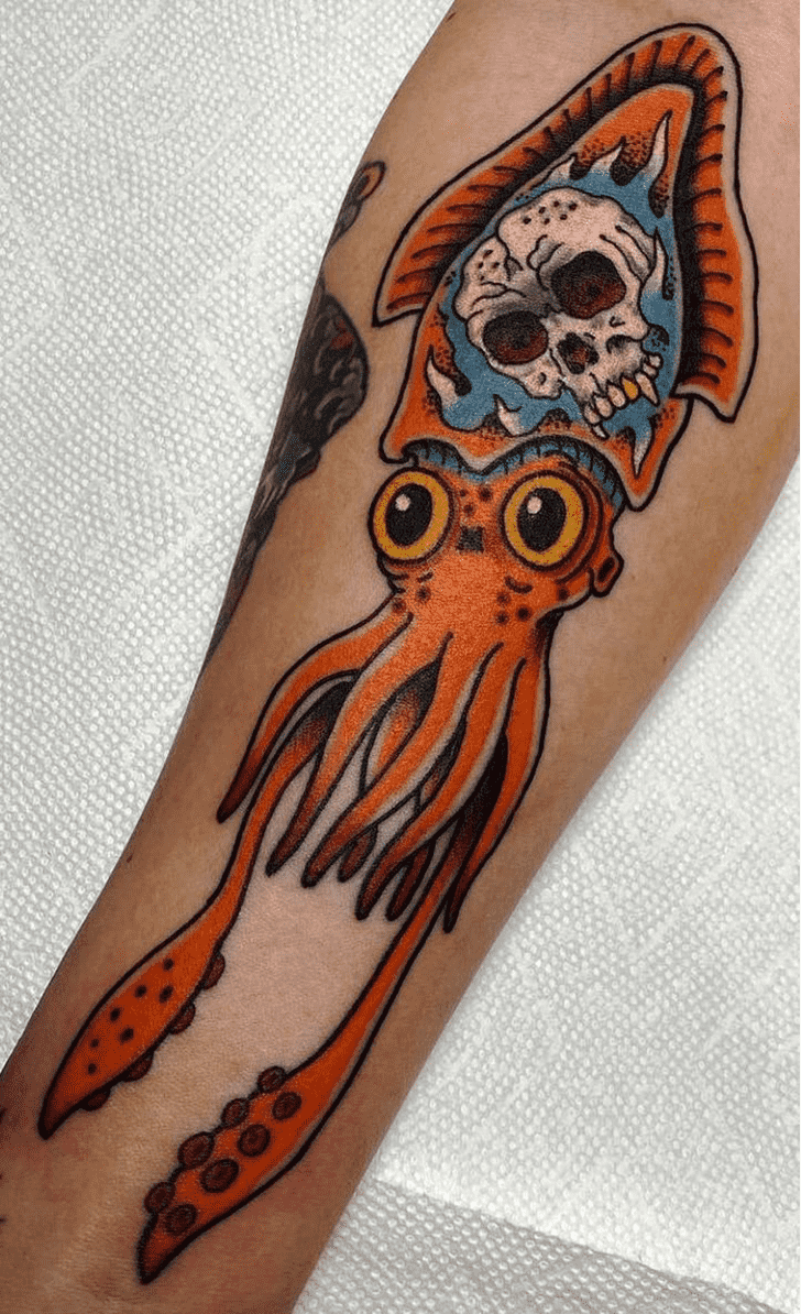 Squid Tattoo Ink