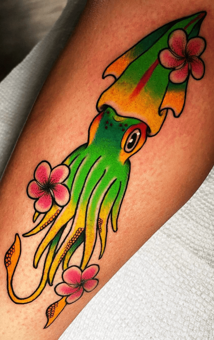 Squid Tattoo Snapshot