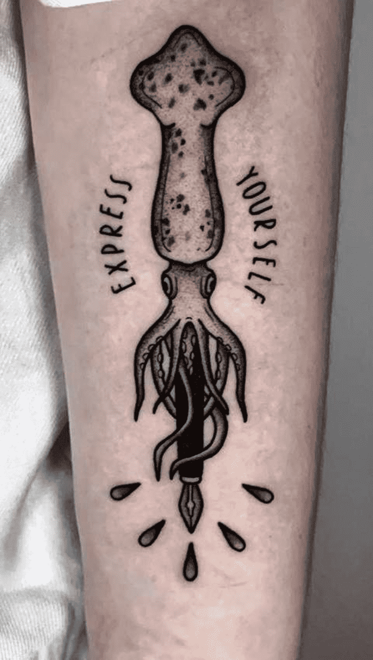 Squid Tattoo Photo