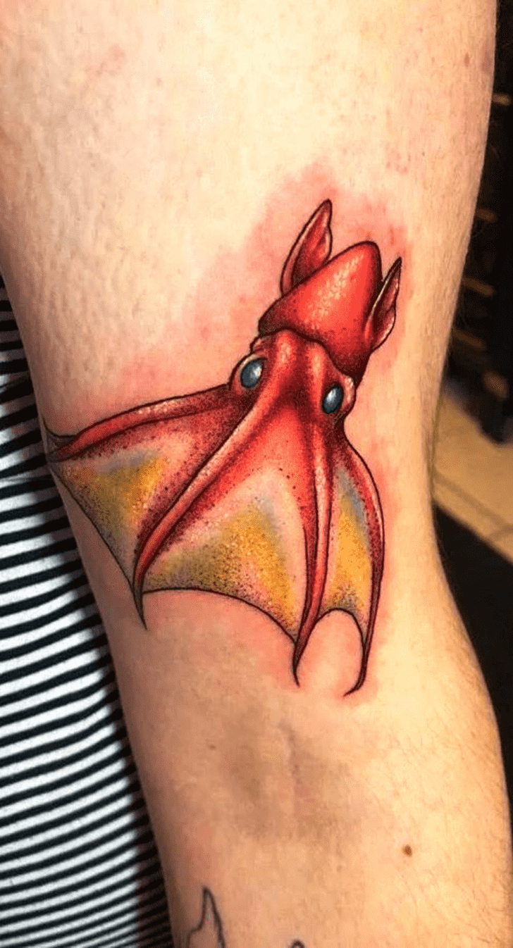 Squid Tattoo Figure