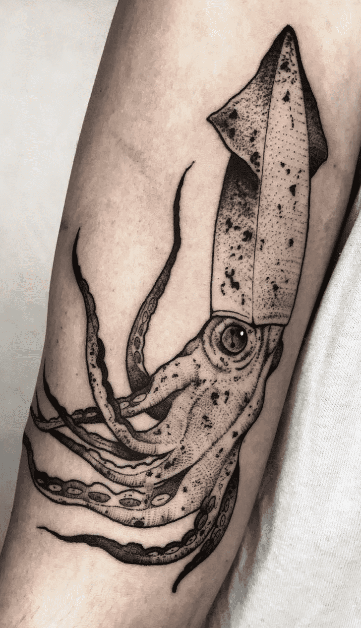 Squid Tattoo Photos