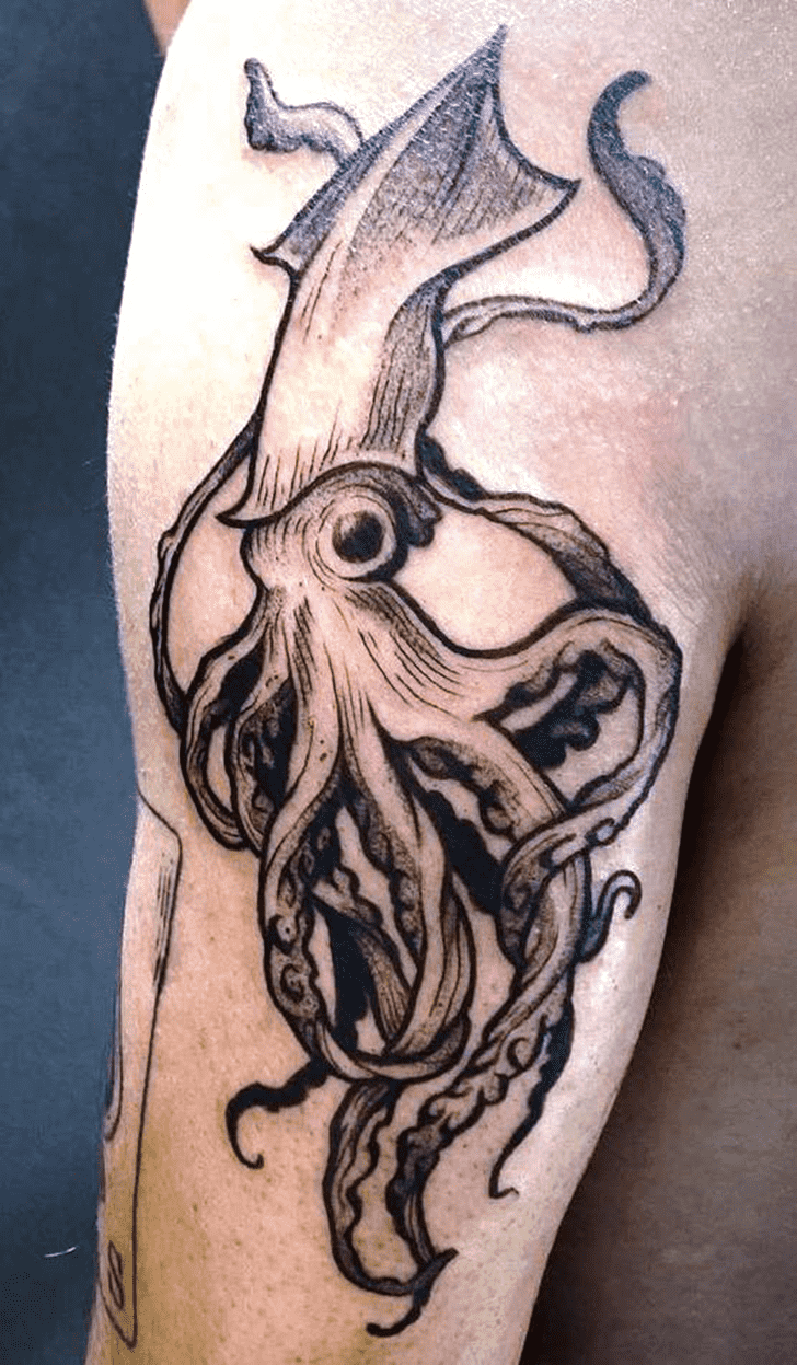 Squid Tattoo Ink