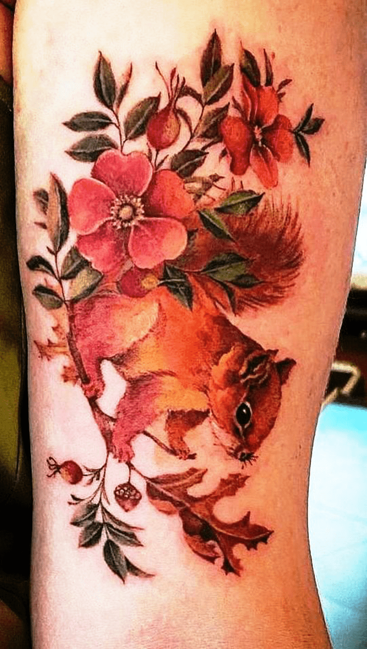 Squirrel Tattoo Design Image