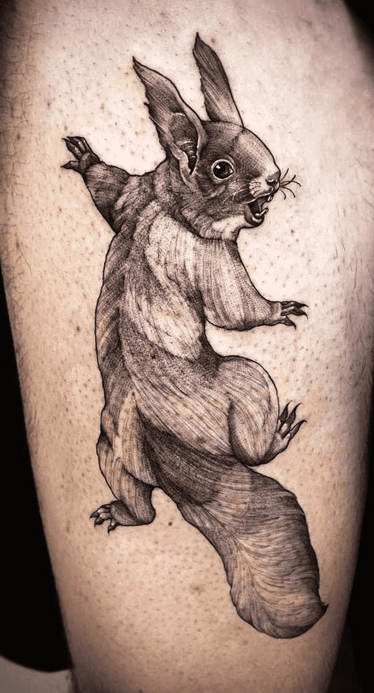Squirrel Tattoo Portrait