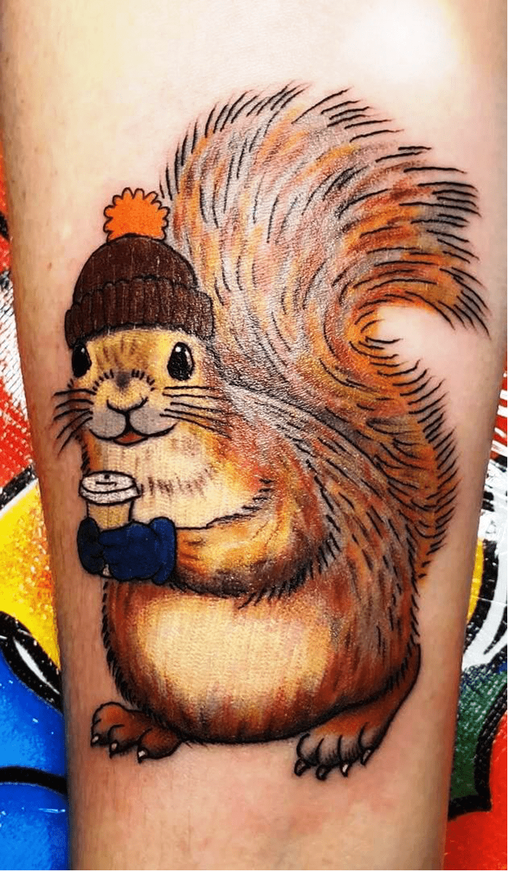 Squirrel Tattoo Shot