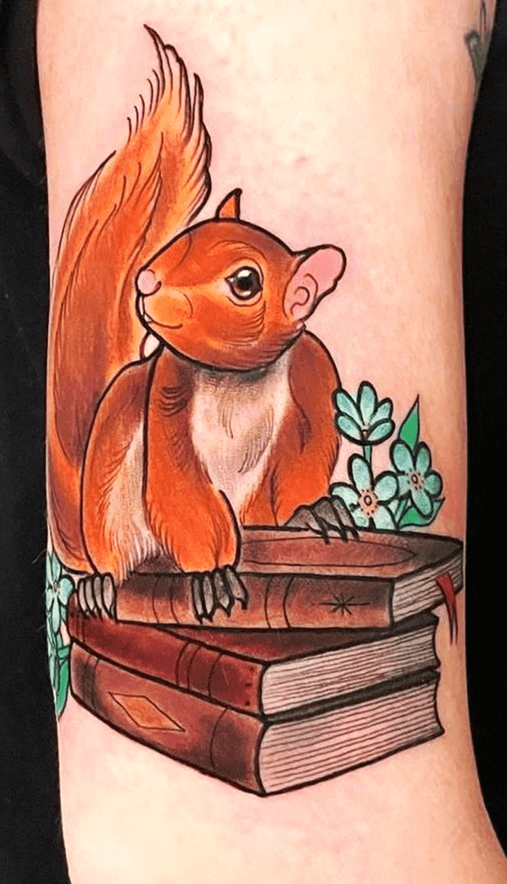Squirrel Tattoo Figure