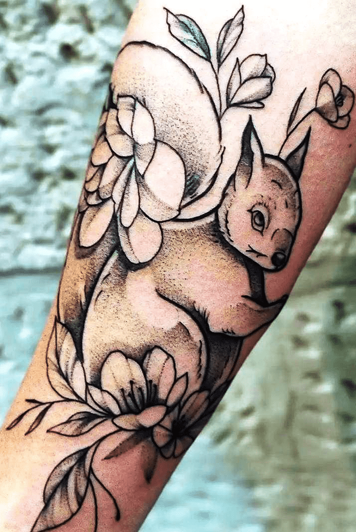 Squirrel Tattoo Ink