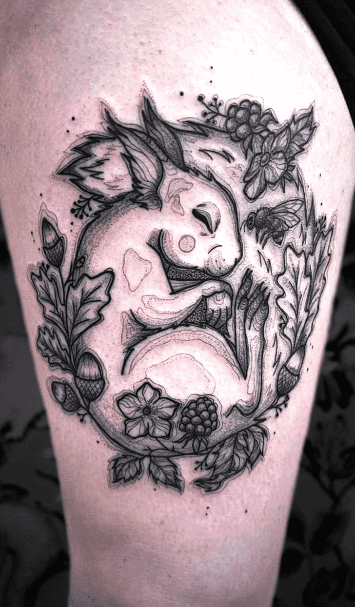 Squirrel Tattoo Design Image