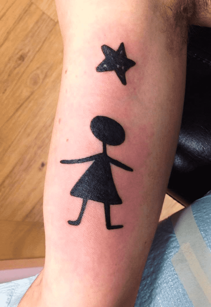 Stargirl Tattoo Portrait