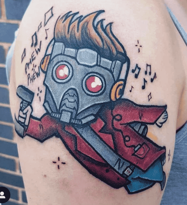 Star Lord Tattoo Snapshot