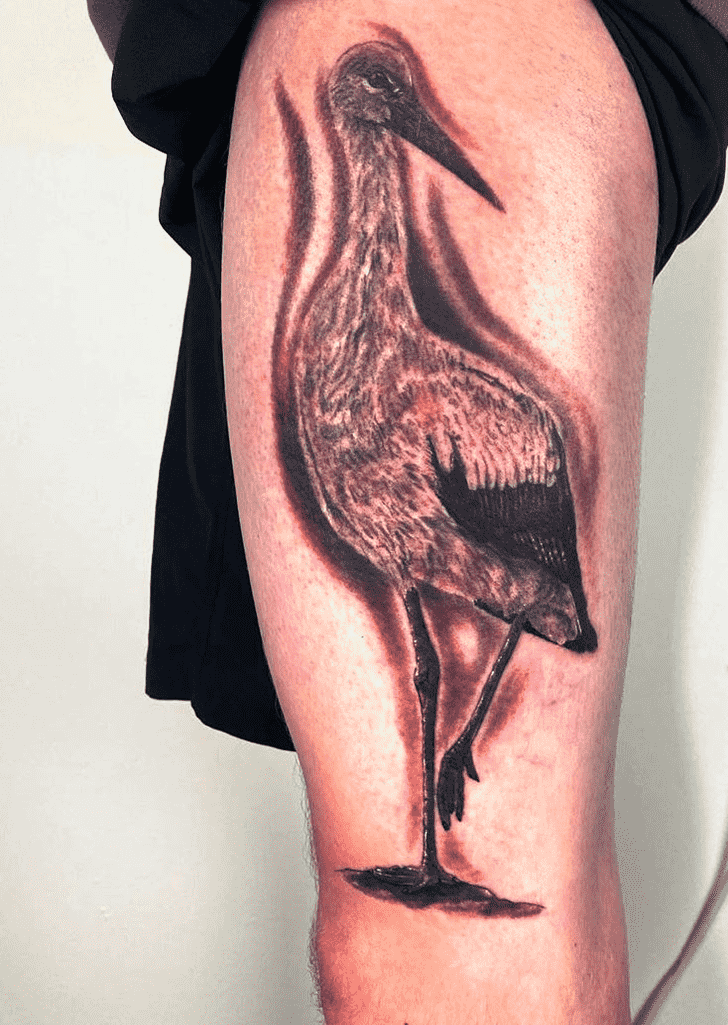 Stork Tattoo Snapshot