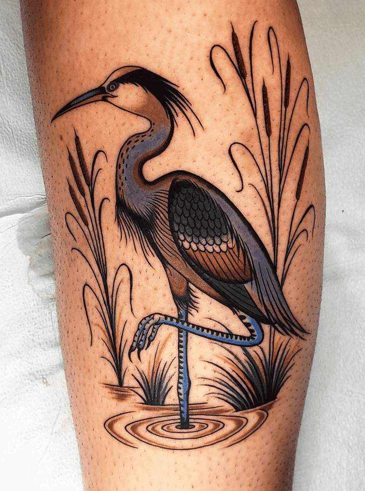 Stork Tattoo Design Image