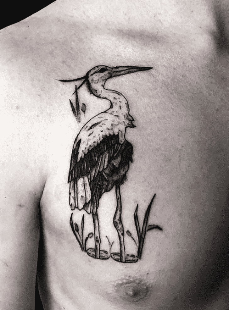 Stork Tattoo Snapshot