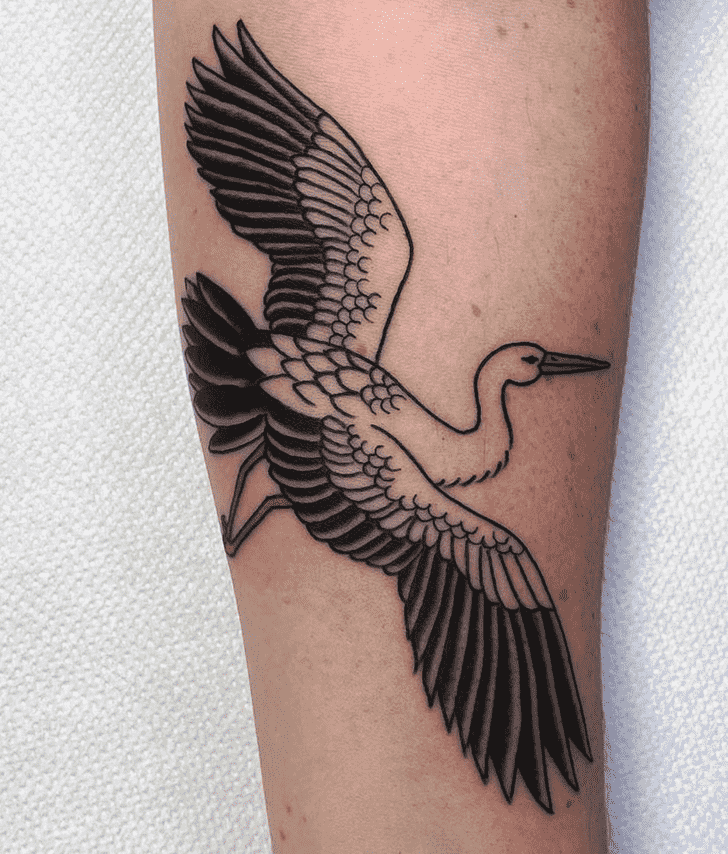 Stork Tattoo Photos