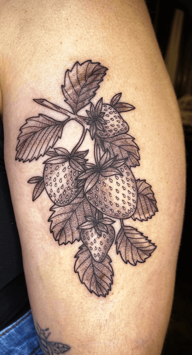 Strawberry Tattoo Portrait