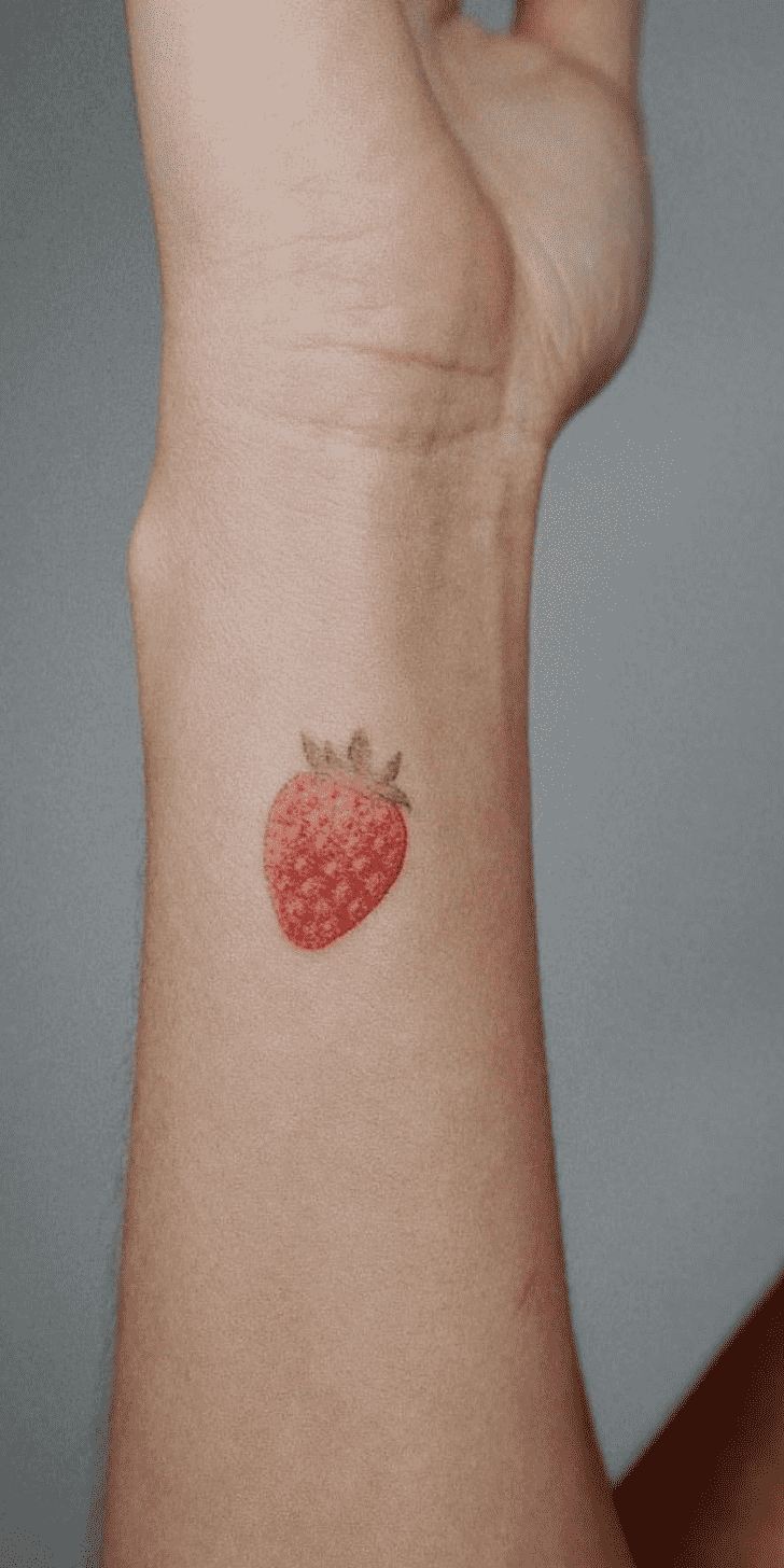Strawberry Tattoo Figure