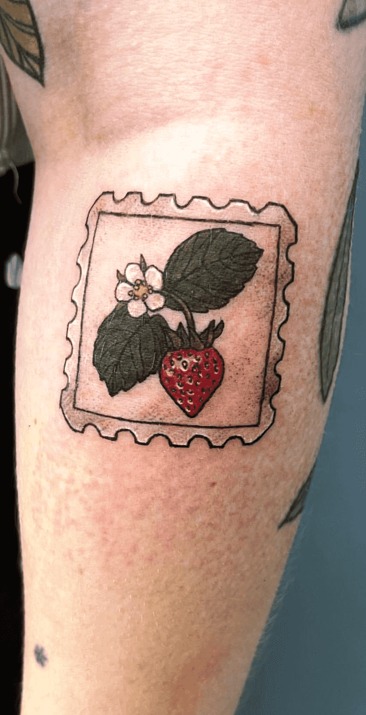 Strawberry Tattoo Image