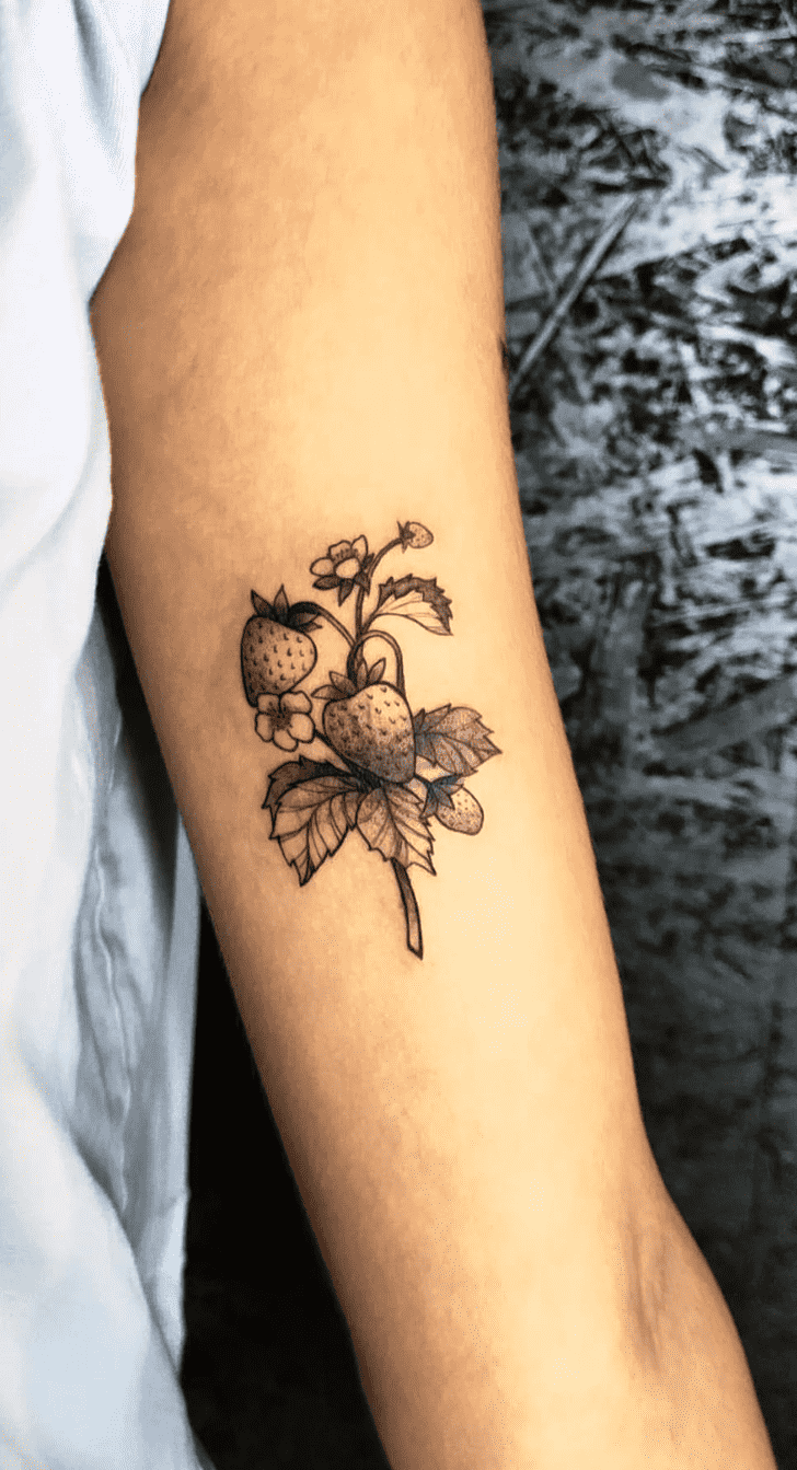 Strawberry Tattoo Photograph